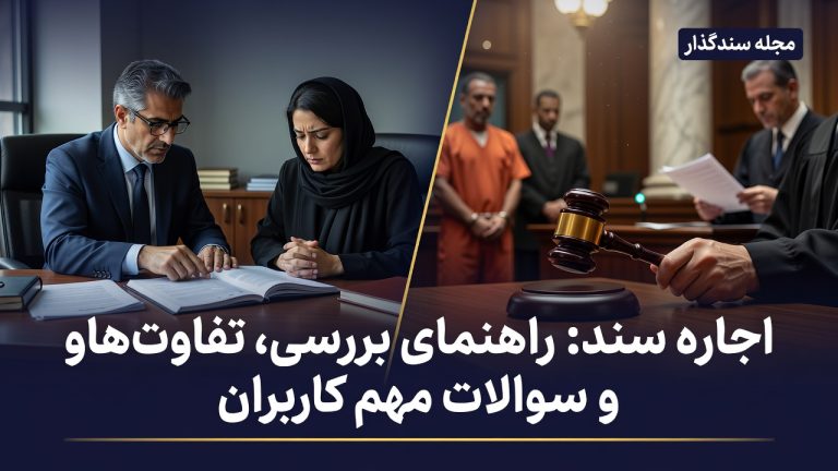 اجاره سند؛ راهنمای بررسی، تفاوت‌ها و سوالات مهم کاربران