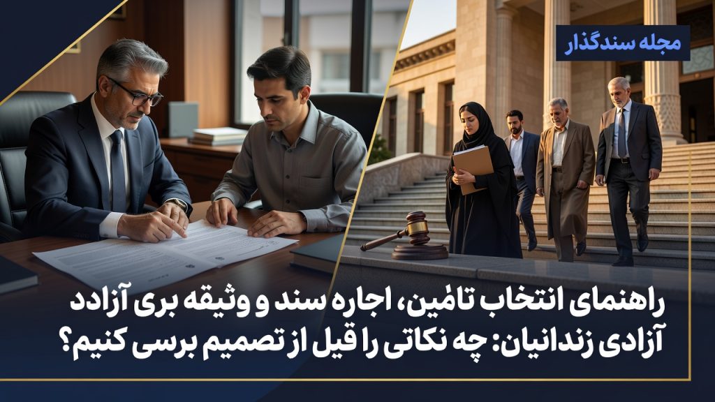 راهنمای انتخاب تأمین، اجاره سند و وثیقه برای آزادی زندانیان؛ چه نکاتی را قبل از تصمیم بررسی کنیم؟