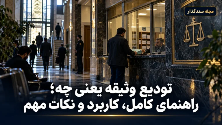 تودیع وثیقه یعنی چه؛ راهنمای کامل، کاربرد و نکات مهم