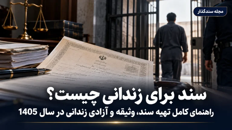 سند برای زندانی چیست؟ راهنمای کامل تهیه سند، وثیقه و آزادی زندانی در سال 1405